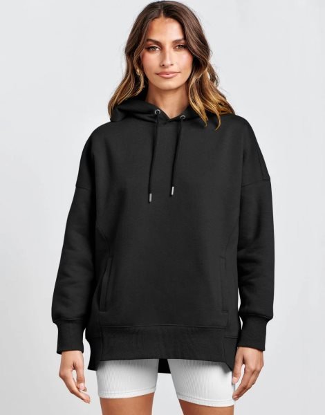 Women's Oversized Hoodies Fleece Casual Drop Shoulder Athletic Sweatshirts Long Sleeve Pullover 2023 Fall Tops