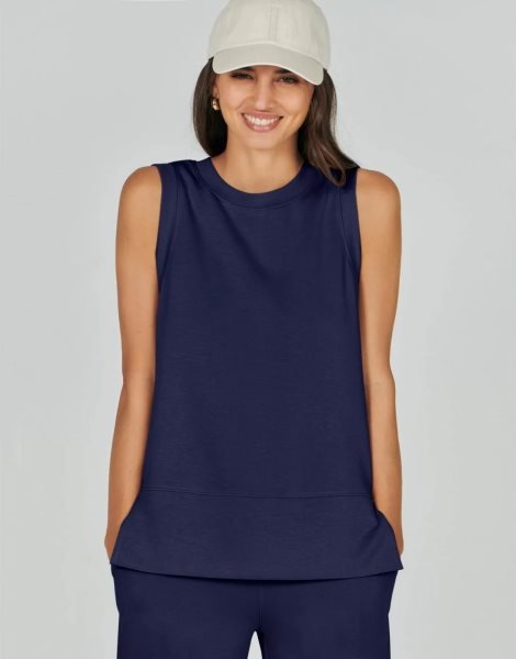 Women's 2 Piece Sets Summer Outfits Sleeveless Wide Leg Tracksuits Casual Sweat Sets Lounge Sweatsuits