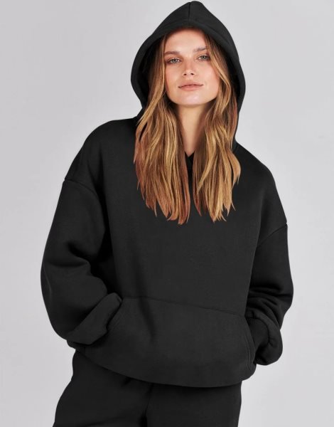 Women 2 Piece Outfits Hoodie Sweatshirt Tracksuit & Oversized Jogger Sweatpants Y2K Sweatsuit Set