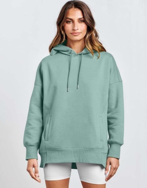 Women's Oversized Hoodies Fleece Casual Drop Shoulder Athletic Sweatshirts Long Sleeve Pullover 2023 Fall Tops