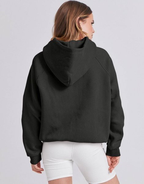 Women Hoodies Fleece Oversized Sweatshirt Drop Shoulder Long Sleeve Athletic Workout Pullover Y2K Clothes