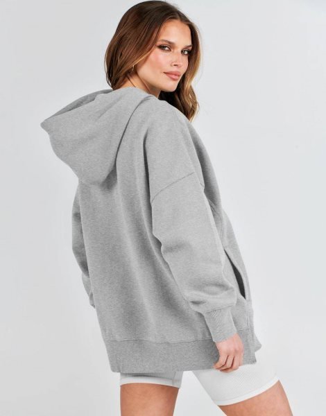 Women's Oversized Hoodies Fleece Casual Drop Shoulder Athletic Sweatshirts Long Sleeve Pullover 2023 Fall Tops