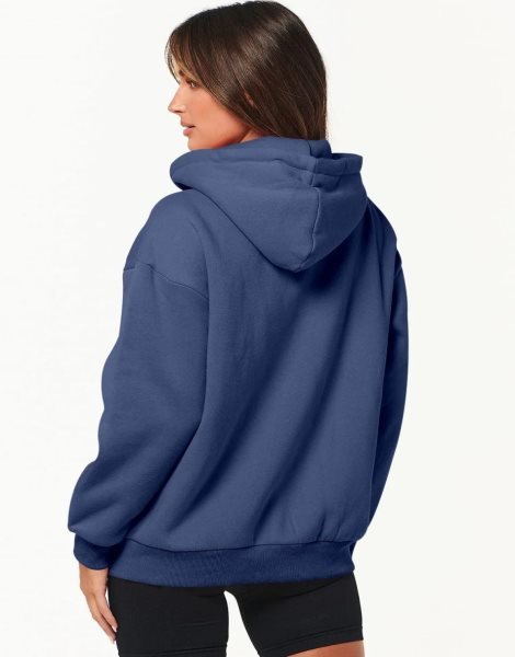 Women's Oversized Zip Up Hoodies Sweatshirts Y2K Clothes Teen Girl Fall Casual Drawstring Jackets with Pockets