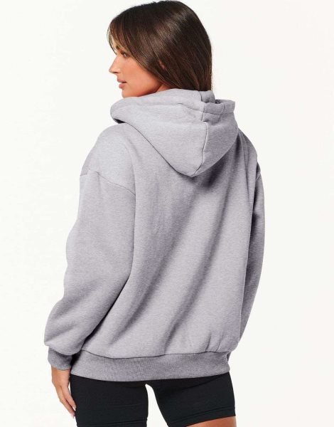 Women's Oversized Zip Up Hoodies Sweatshirts Y2K Clothes Teen Girl Fall Casual Drawstring Jackets with Pockets