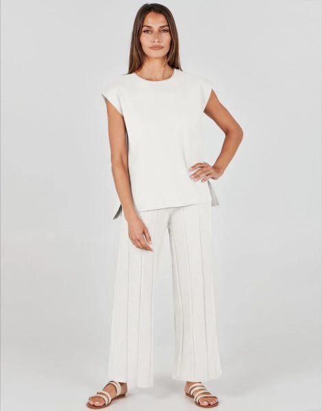 Two Piece Outfits for Women Summer Sweater Sets Knit Pullover Tops Elastic Waisted Pants Lounge Sets Tracksuit