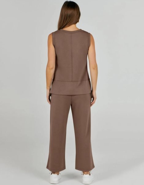 Women's 2 Piece Sets Summer Outfits Sleeveless Wide Leg Tracksuits Casual Sweat Sets Lounge Sweatsuits