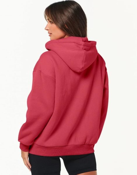 Women's Oversized Zip Up Hoodies Sweatshirts Y2K Clothes Teen Girl Fall Casual Drawstring Jackets with Pockets