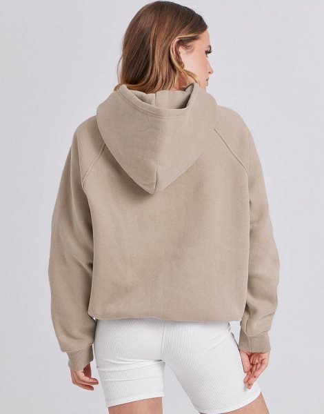Women Hoodies Fleece Oversized Sweatshirt Drop Shoulder Long Sleeve Athletic Workout Pullover Y2K Clothes