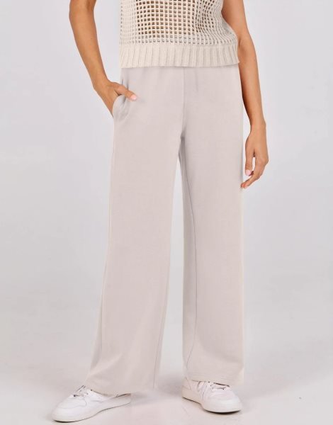 Women Two Piece Outfits Crochet Sheer Knit Sweater Top Wide Leg Pants Lounge Matching Sets Sweatsuit Travel Clothes
